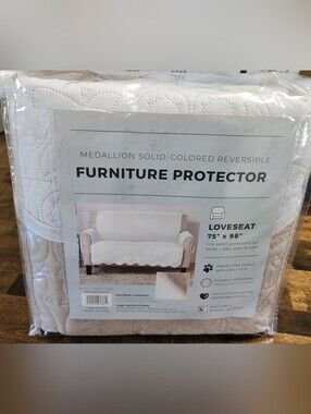 Loveseat Cover in White - NWOT